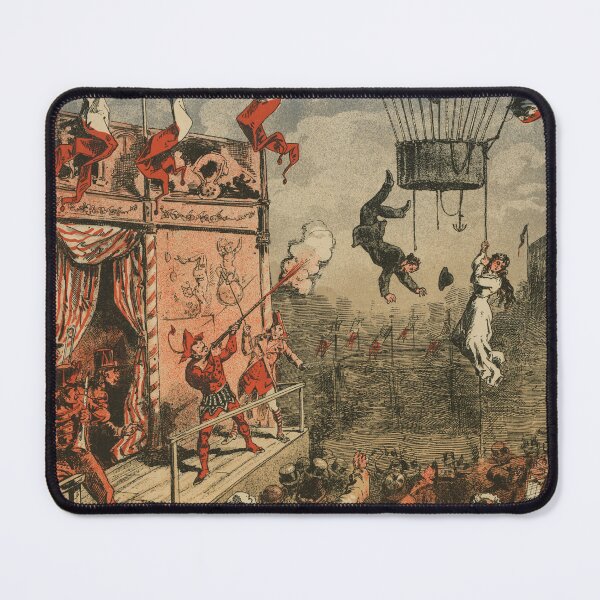 Item preview, STK501902A-Humorous print of a performer shooting at a balloon. designed and sold by StocktrekImages.