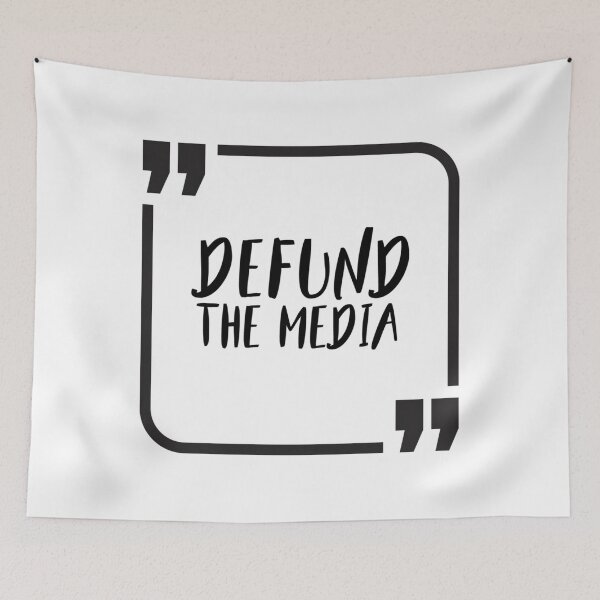 Item preview, Defund The Media Quote Classic 		 designed and sold by nxwzudcrm92.