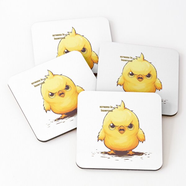 Item preview, Angry Goose Screams In Lowercase designed and sold by Bug & Brush.