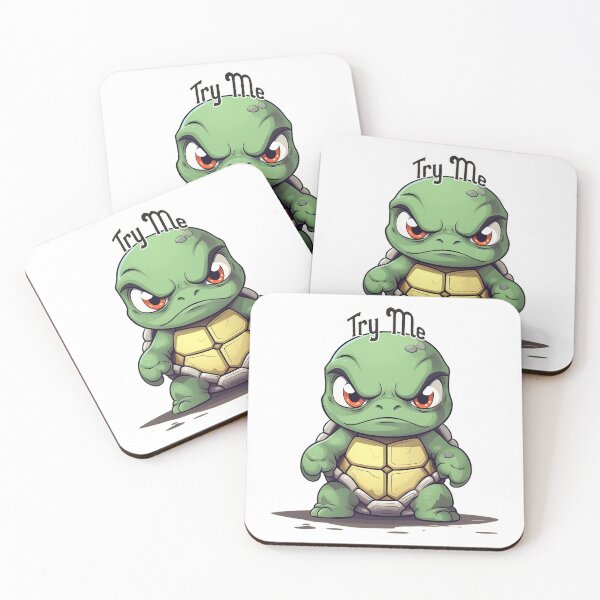Item preview, Try Me - Angry Turtle designed and sold by Bug & Brush.