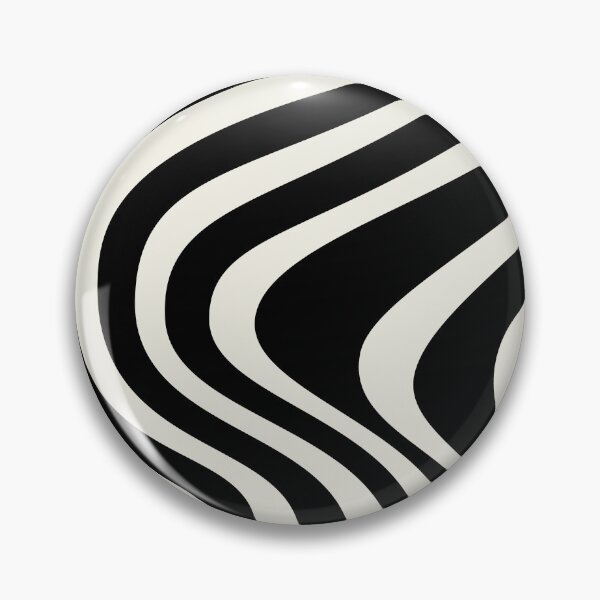 Item preview, Black and white retro style waves designed and sold by BattaAnastasia.