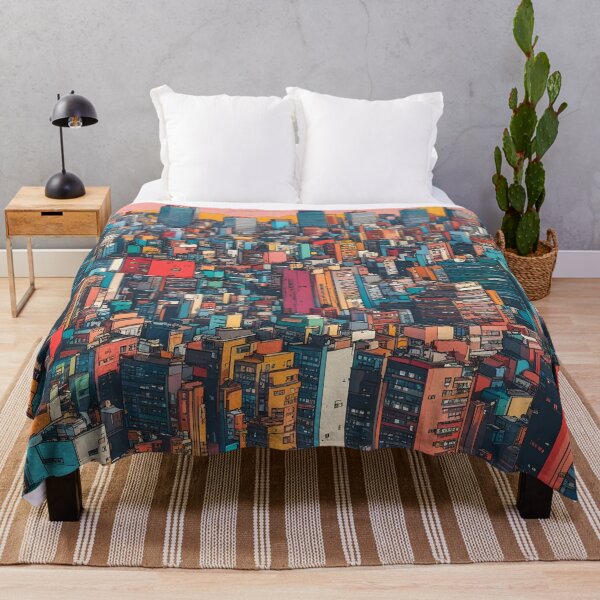 Item preview, Colorful Artistic Cityscape of Tokyo, Japan designed and sold by RandomJunction.