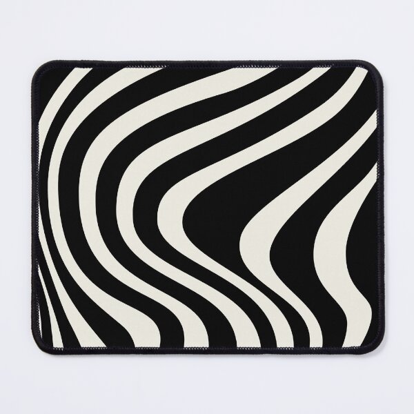 Item preview, Black and white retro style waves designed and sold by BattaAnastasia.