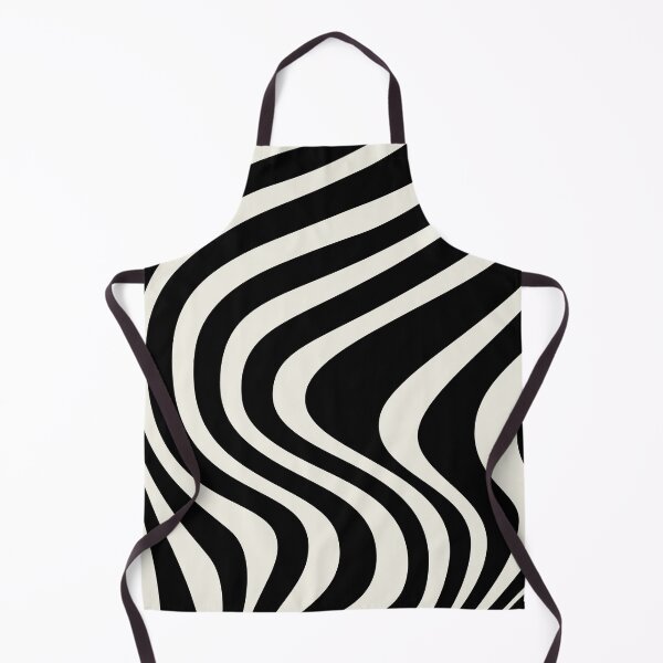 Item preview, Black and white retro style waves designed and sold by BattaAnastasia.