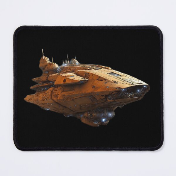 Item preview, Mining Spaceship Traveling In Space designed and sold by jenmountainen.