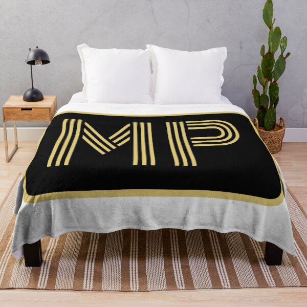 Item preview, MP Initials Gold Geometric Letters designed and sold by Jeallan Designs.