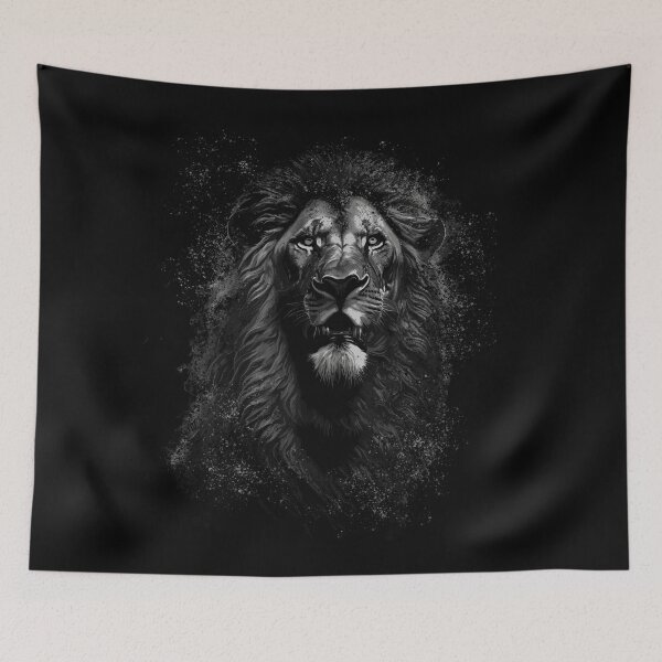 Item preview, male lion portrait designed and sold by landscapeworlds.
