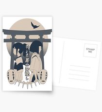 Spirited Away (blue) Postcards