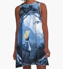 Follow the Rabbit A-Line Dress