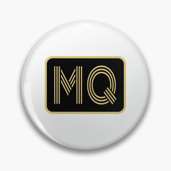 Item preview, MQ Initials Gold Geometric Letters designed and sold by Jeallan Designs.