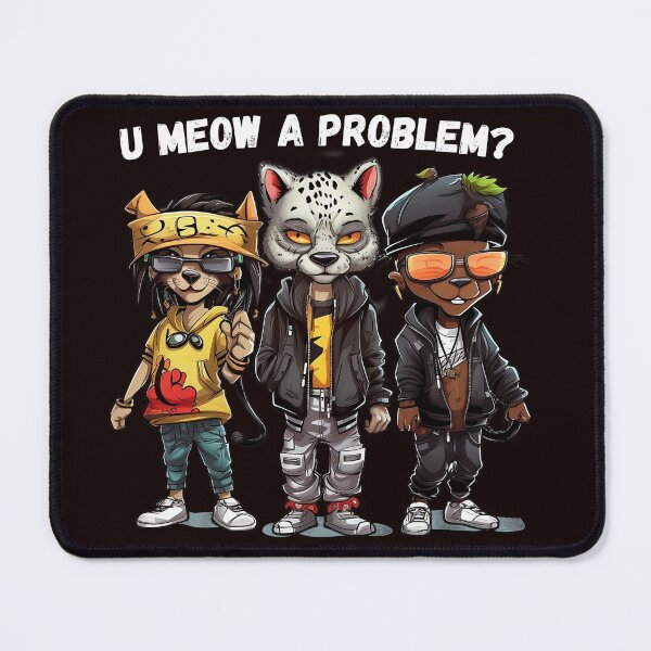 Item preview, Funny gangsta rap cats designed and sold by Molineriani.