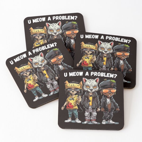 Item preview, Funny gangsta rap cats designed and sold by Molineriani.