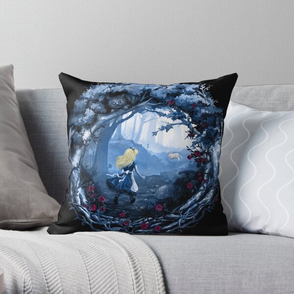 Follow the Rabbit Throw Pillow