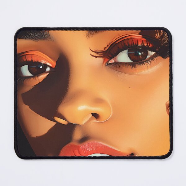 Item preview, "A radiant beauty with captivating red lips." designed and sold by Turnzart.