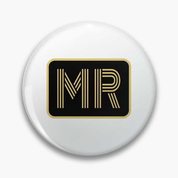 Item preview, MR Initials Gold Geometric Letters designed and sold by Jeallan Designs.