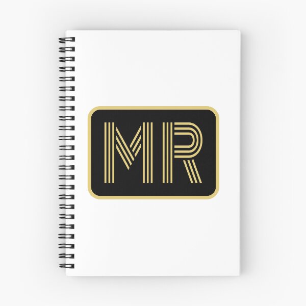 Item preview, MR Initials Gold Geometric Letters designed and sold by Jeallan Designs.