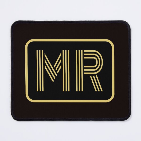 Item preview, MR Initials Gold Geometric Letters designed and sold by Jeallan Designs.