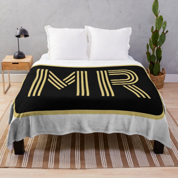 Item preview, MR Initials Gold Geometric Letters designed and sold by Jeallan Designs.