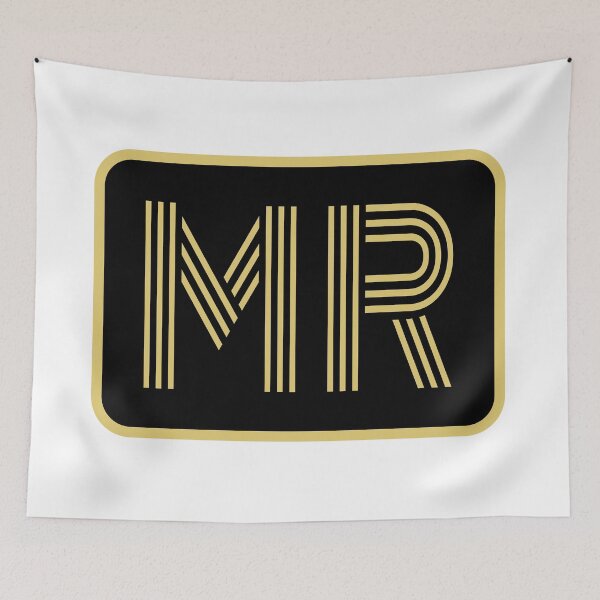 Item preview, MR Initials Gold Geometric Letters designed and sold by Jeallan Designs.