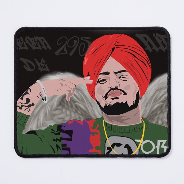 Item preview, sidhu moose wala angel wings with halo designed and sold by illustrational0.