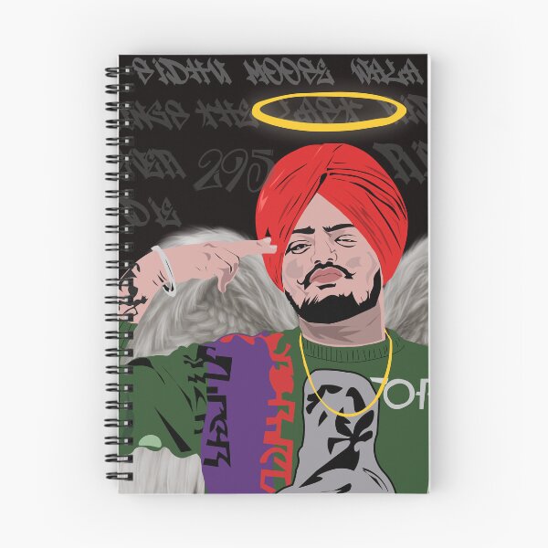 Item preview, sidhu moose wala angel wings with halo designed and sold by illustrational0.