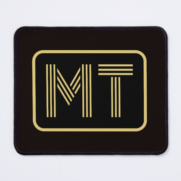 Item preview, MT Initials Gold Geometric Letters designed and sold by Jeallan Designs.