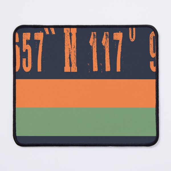 Item preview, San Diego gps coordinates, color theme designed and sold by Time4Space.