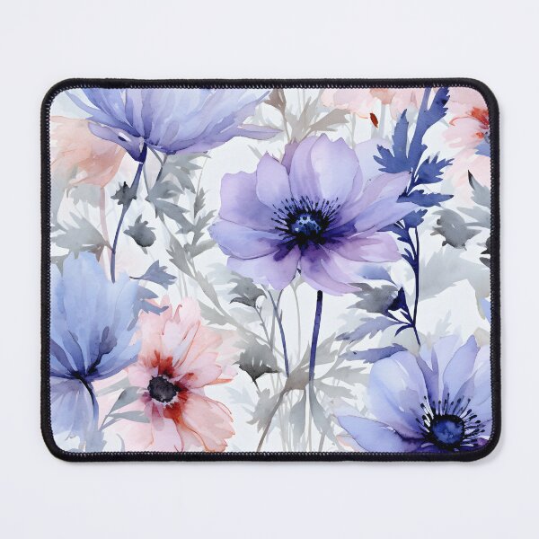 Vibrant Blooms: Colorful Floral Garden Seamless Delight Poster