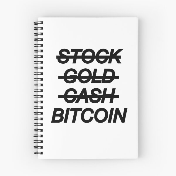 Item preview, Not Stock Gold or Cash But Bitcoin designed and sold by WhitepaperStyle.
