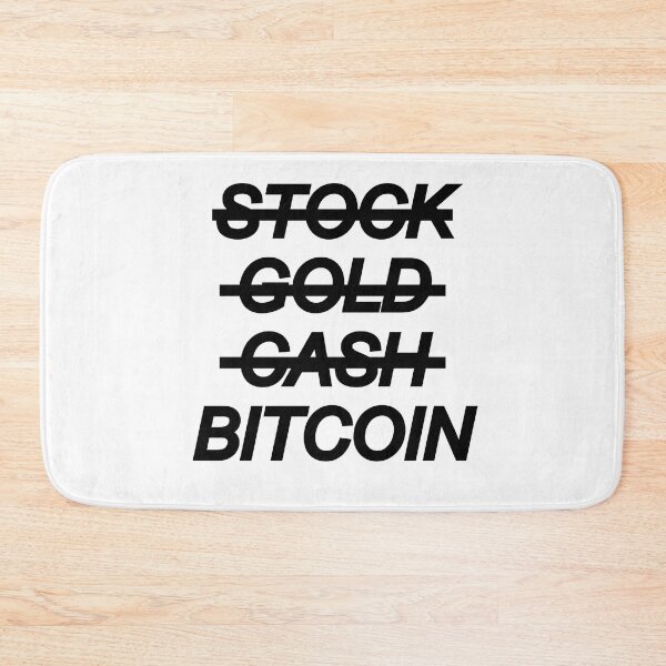 Item preview, Not Stock Gold or Cash But Bitcoin designed and sold by WhitepaperStyle.