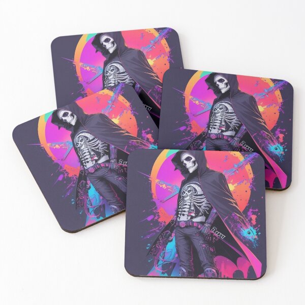Item preview, Caped skeleton vampire designed and sold by MobileCanvas.
