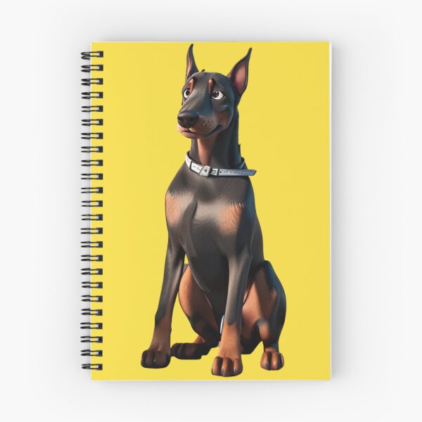 Item preview, Animated Doberman in 3D style designed and sold by ChickNickStudio.