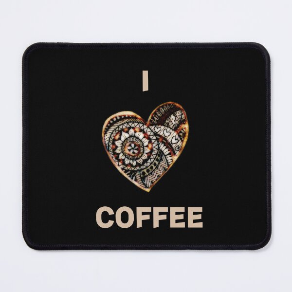 Item preview, I love coffee 1 designed and sold by FlossOrFi.