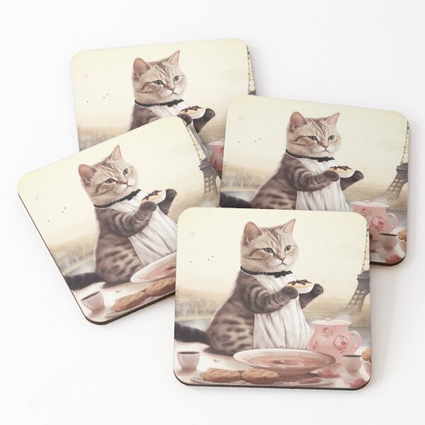 Item preview, Cat eating Cupcake designed and sold by thekreativist.