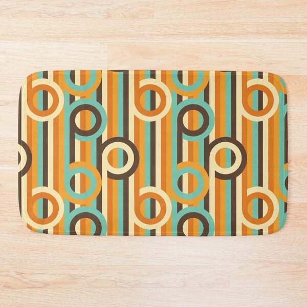 Item preview, Retro stripes meet circles designed and sold by Designsbyluzia.