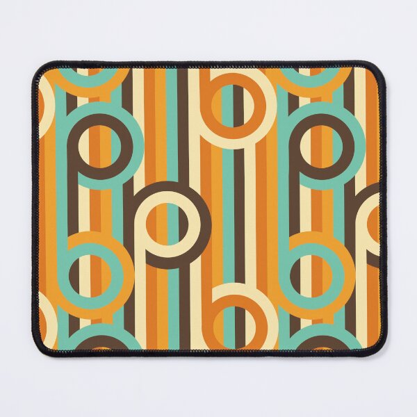 Item preview, Retro stripes meet circles designed and sold by Designsbyluzia.
