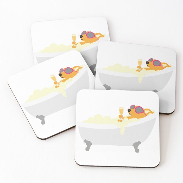 Item preview, Dog in the bath designed and sold by OksanaOSHA.