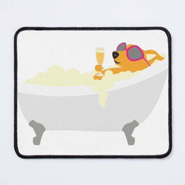 Item preview, Dog in the bath designed and sold by OksanaOSHA.