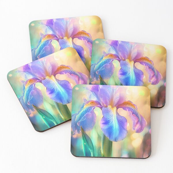 Item preview, Glowing Irises designed and sold by Art by Lilia.