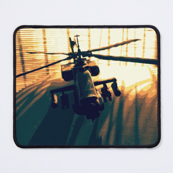 Item preview, USAF Apache fighter helicopter in action designed and sold by retropenguin.