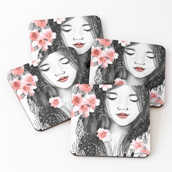 Item preview, Beautiful girl's face vignette designed and sold by Young Mahyudin.