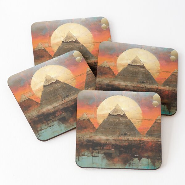 Item preview, Three Pyramids Four Satellites  designed and sold by PyramidSchmear.