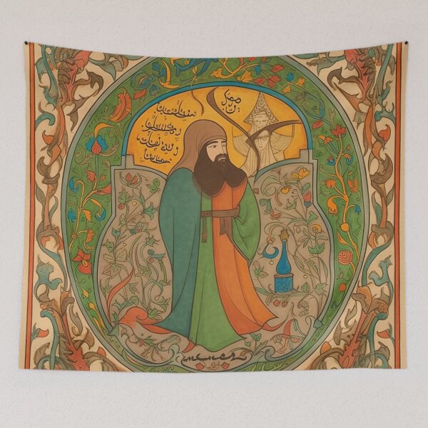 Item preview, Hazrat Ali drawing designed and sold by ComicsFactory.