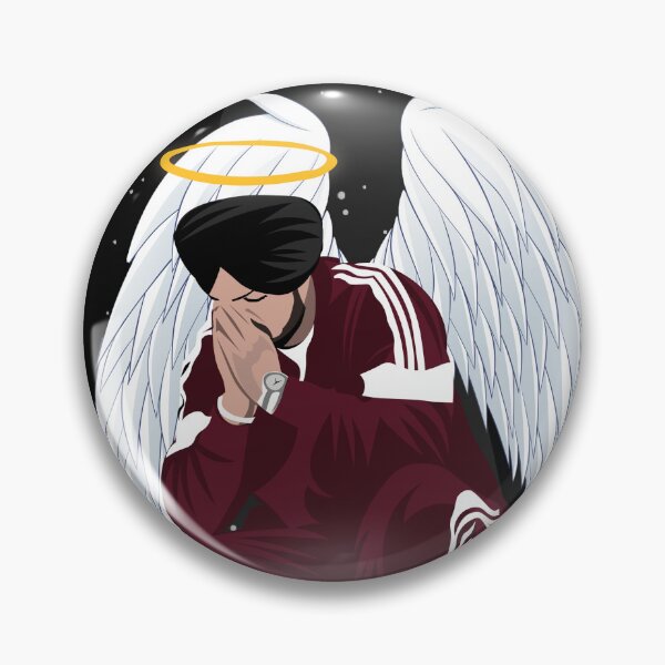 Item preview, sidhu moose wala angel wings designed and sold by illustrational0.