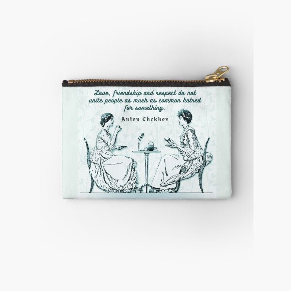 Item preview, Anton Chekhov Funny Quote about common hatred: “Love, friendship and respect do not unite people...” designed and sold by artbleed.