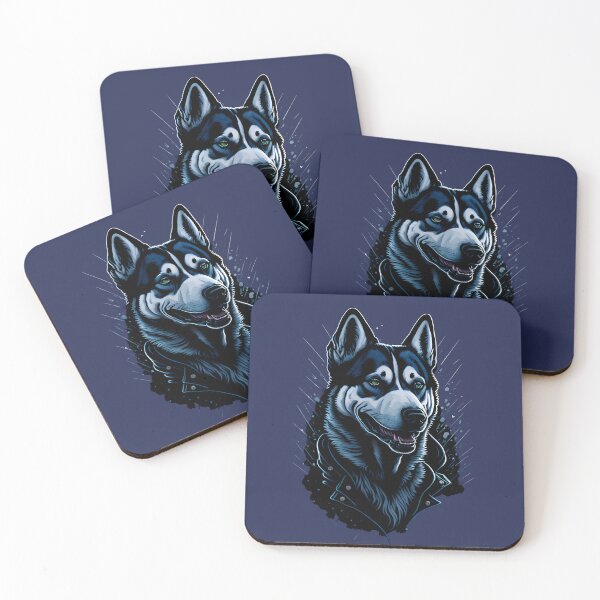 Item preview, Funk Dog, Punk Husky Design designed and sold by MoxieVibe.