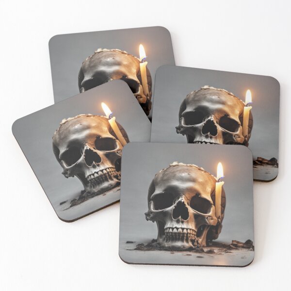 Item preview, Skull with candle designed and sold by Joseph Hail.