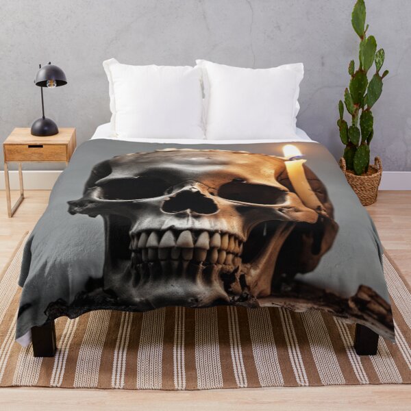 Item preview, Skull with candle designed and sold by Joseph Hail.