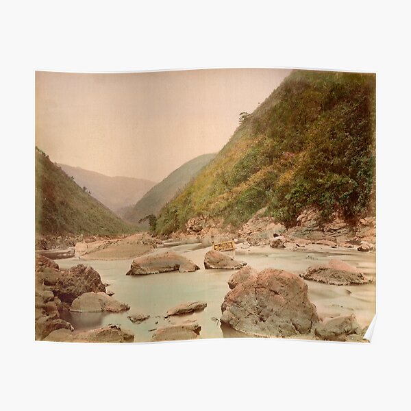 View of rapids, Kyoto Poster