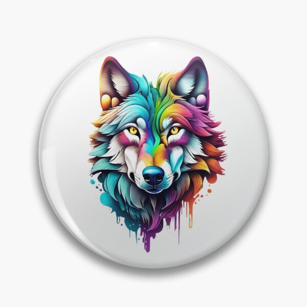 Artikelvorschau, Kunstwerk im Surrealismus-Stil eines Timberwolfs Nr. 2 entworfen und verkauft von BirdsnStuff.
